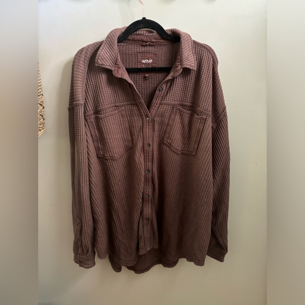 Aerie Women’s Lumberjane Shacket XL